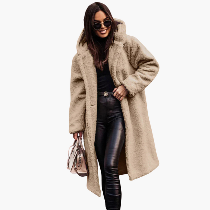 Cappotto Donna Lungo Invernale in Peluche | Altivaro