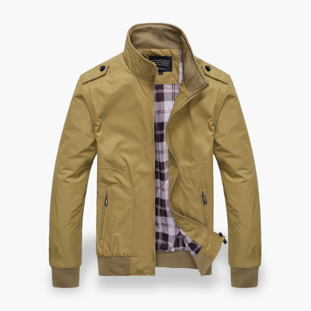 Giacca Uomo Casual con Zip e Colletto Alto | Altivaro