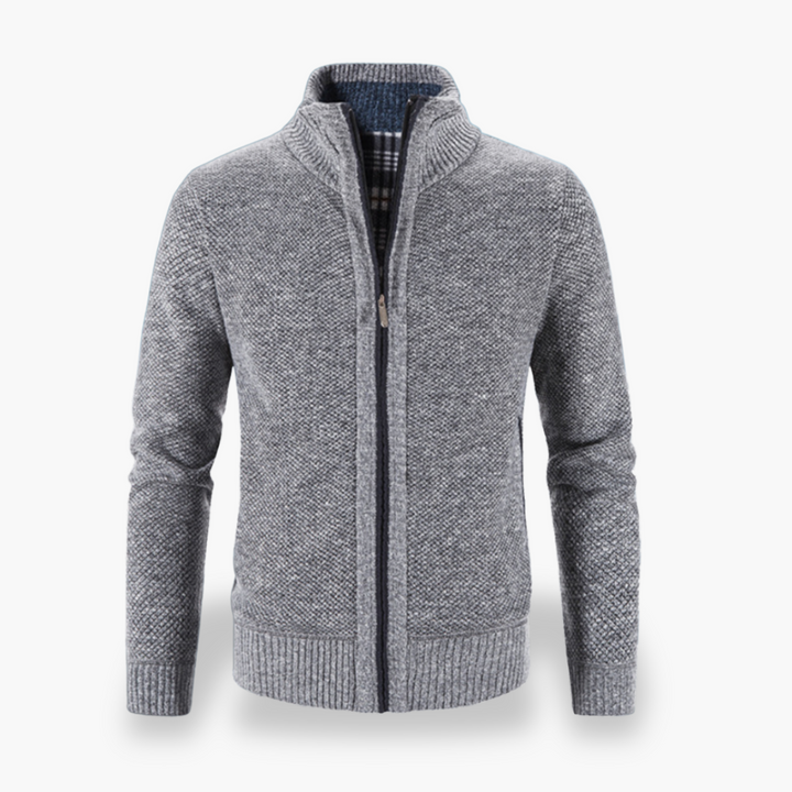 Cardigan Uomo Lana con Zip | Altivaro