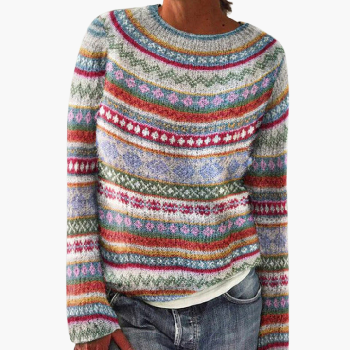 Maglione Donna in Lana Lavorato a Maglia Girocollo | Altivaro