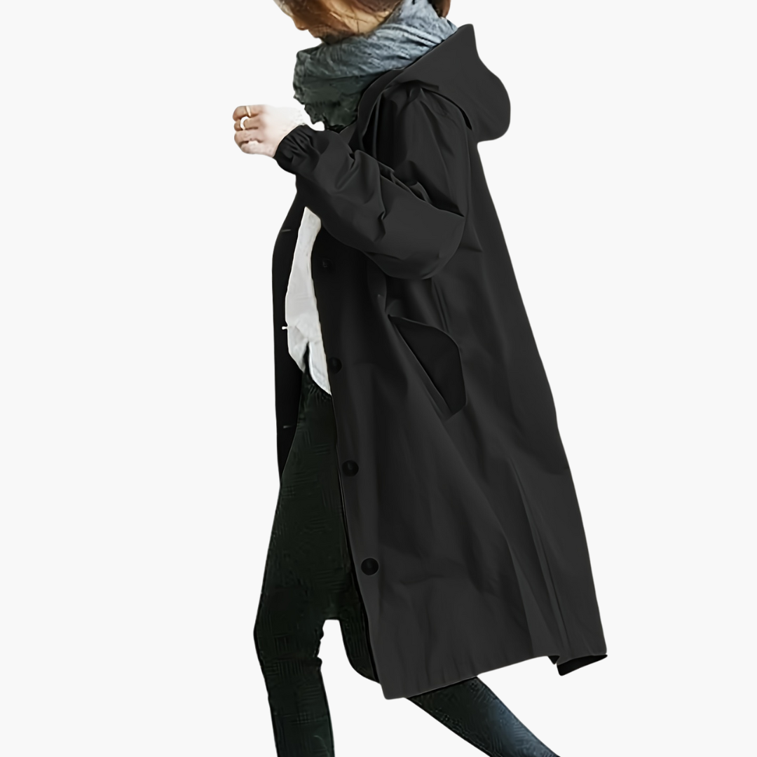 Cappotto Donna Impermeabile con Bottoni | Altivaro