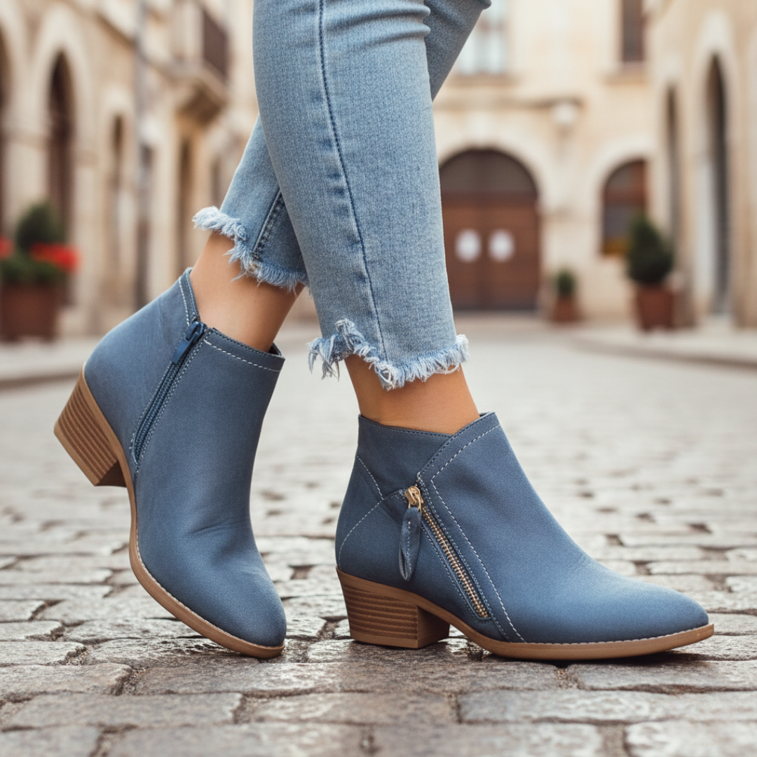 Orthopädische Stiefeletten aus Stoff Damen | Altivaro