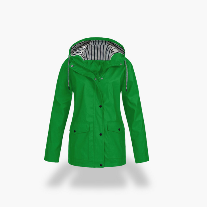 Giacca Impermeabile Donna con Cappuccio Foderato Poliestere | Altivaro