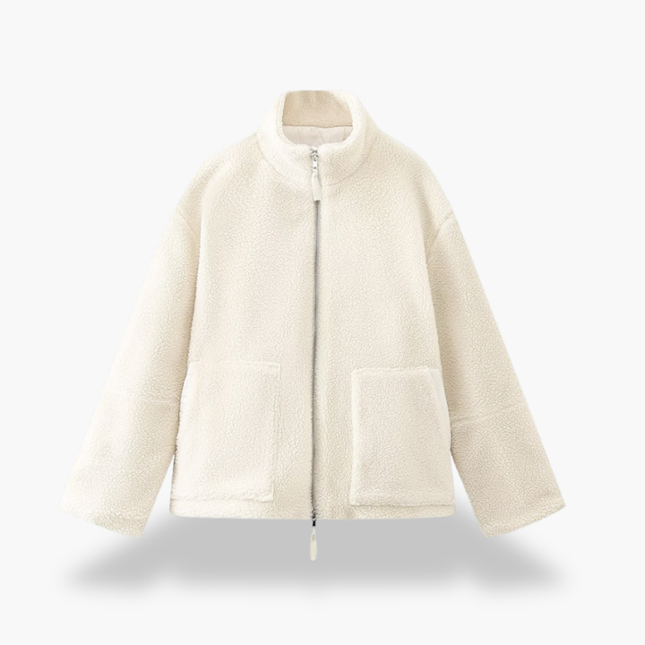 Giacca in Pile Teddy con Zip Donna | Altivaro