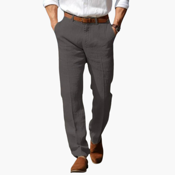 Pantaloni Uomo Slim Fit Estivi in Lino | Altivaro
