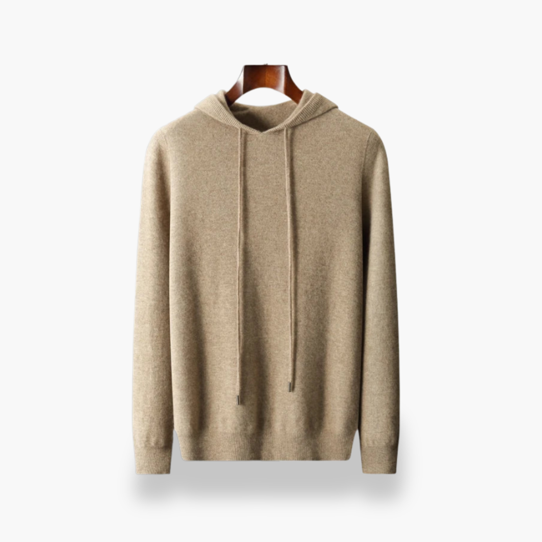 Felpa con Cappuccio in Cashmere da Uomo | Altivaro
