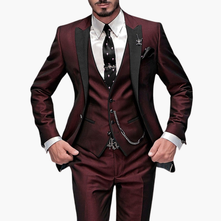 Abito Uomo con Giacca e Pantaloni Slim Fit in Lino | Altivaro