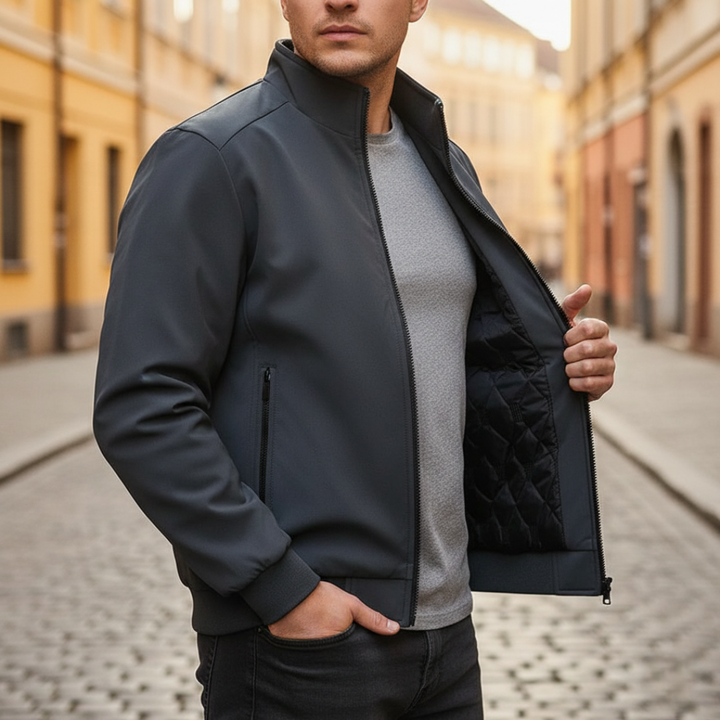 Herren Bomberjacke aus wattiertem Stoff | Altivaro