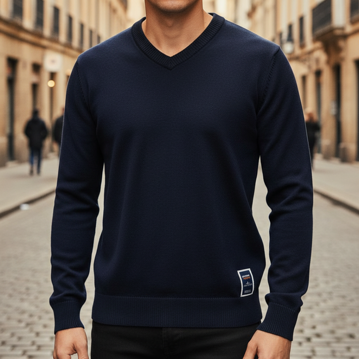 Herrenpullover V-Ausschnitt | Altivaro