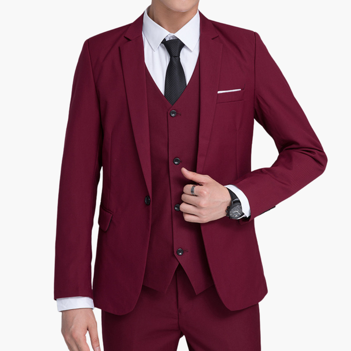 Abito Uomo Elegante 3 Pezzi Slim Fit Cerimonia | Altivaro