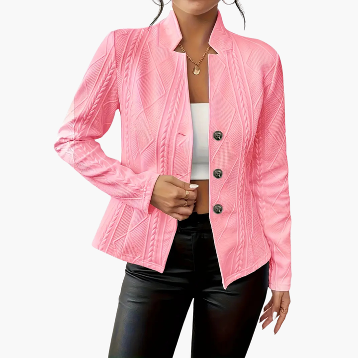Lightweight Knit Jacket with Buttons for Women | Altivaro