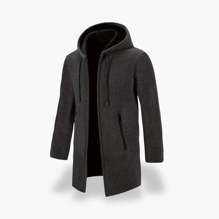 Cappotto Uomo con Cappuccio e Zip | Altivaro
