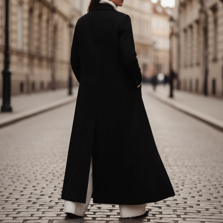 Cappotto da Donna Nero con Cintura | Altivaro