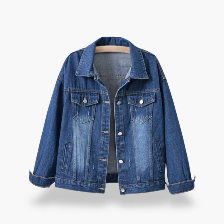 Giacca in denim con bottoni per donna | Altivaro