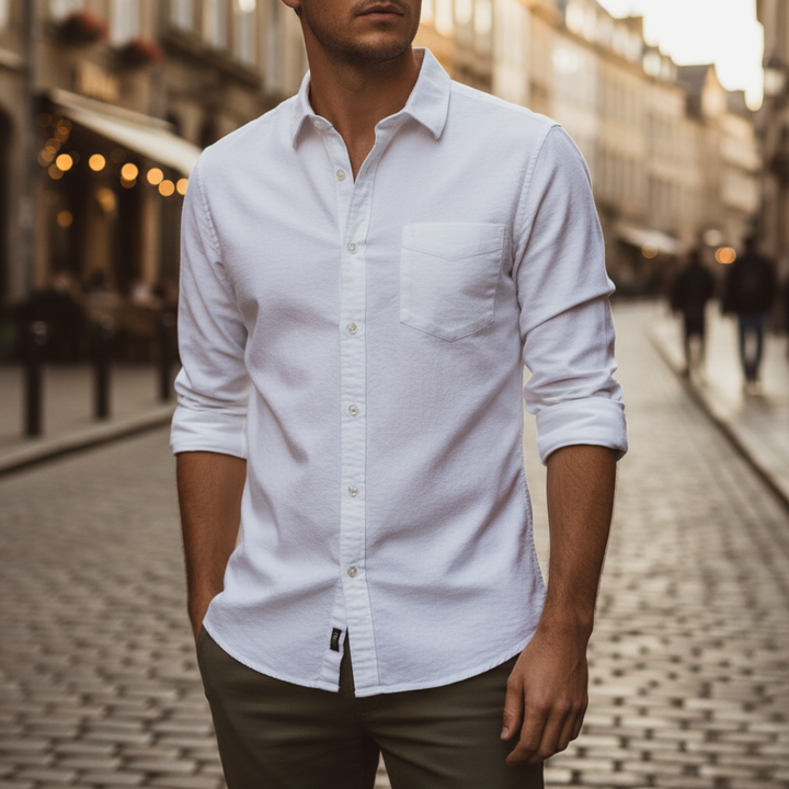 Camicia Uomo con Colletto Button-Down | Altivaro