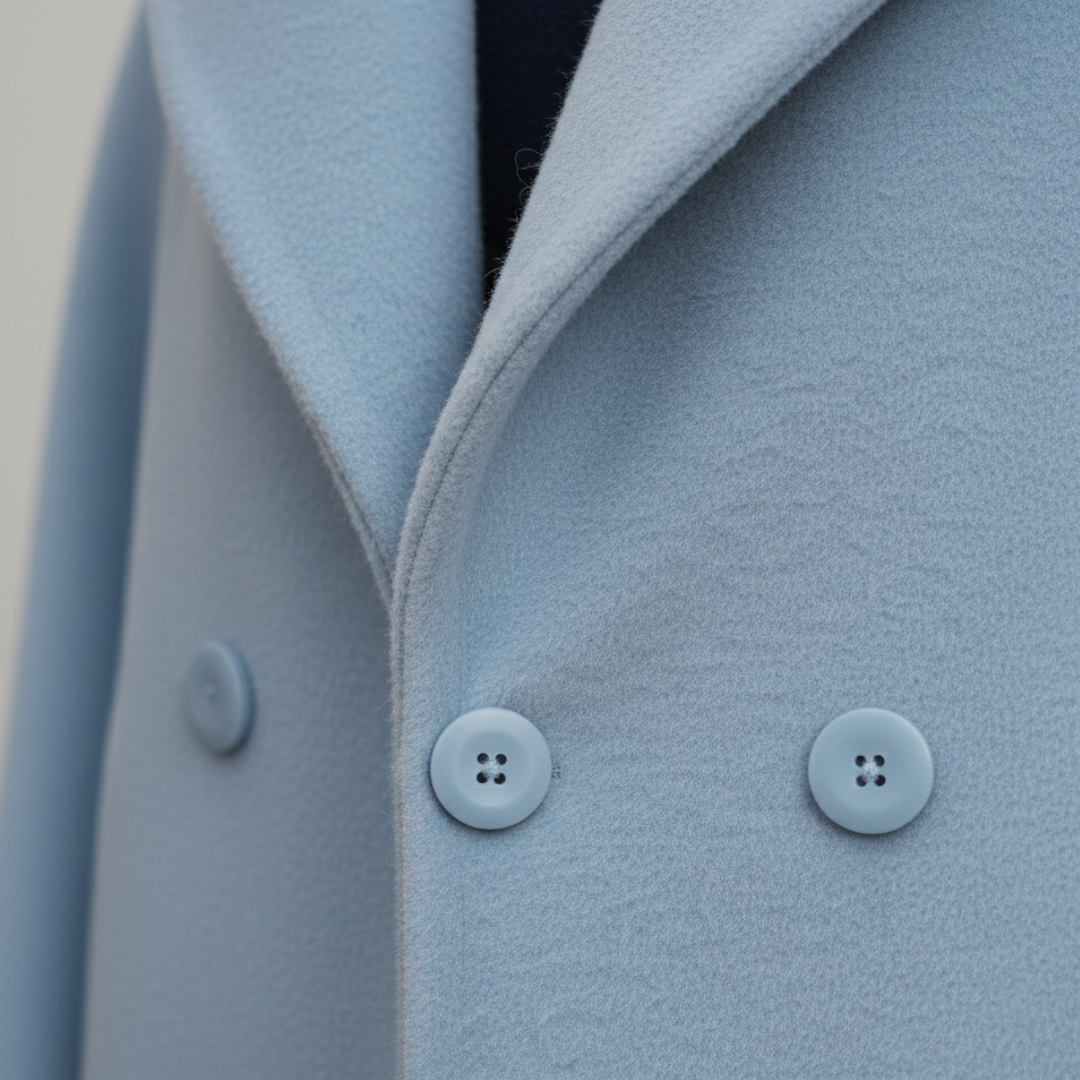 Damenmantel aus Polyester mit Knöpfen | Altivaro