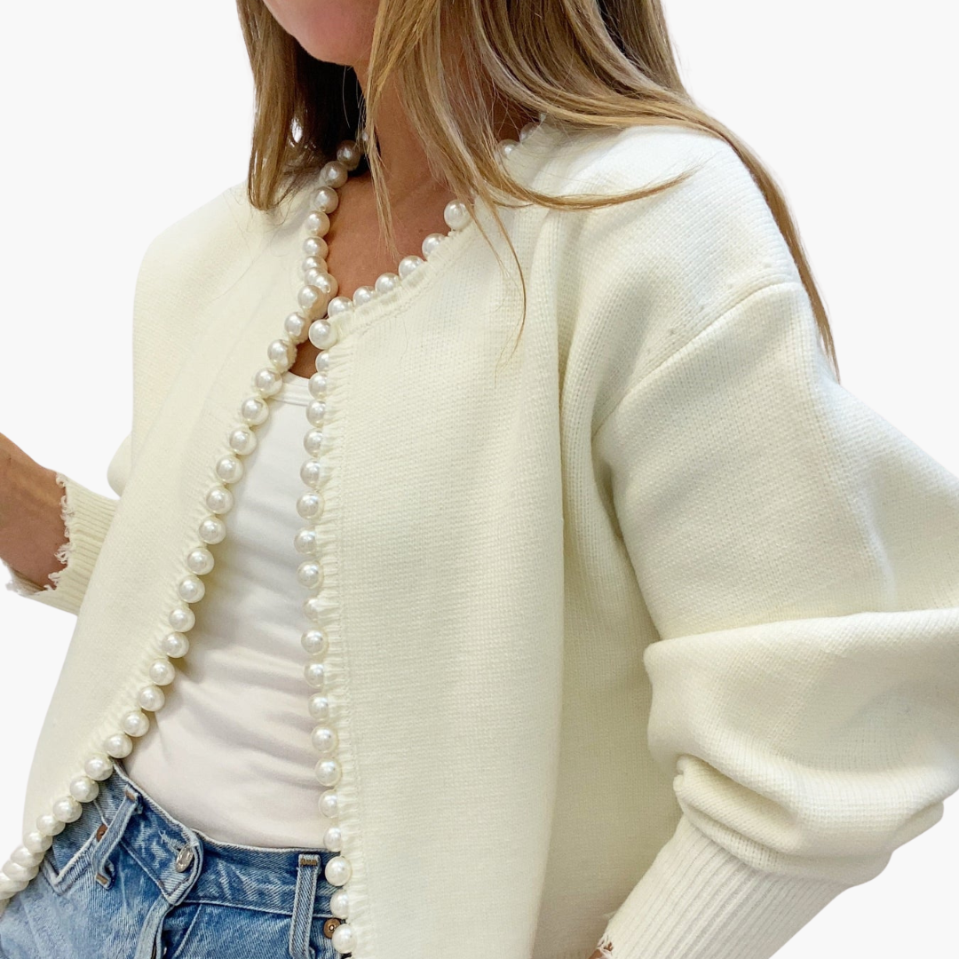 Elegant Pearl Women's Cardigan | Altivaro