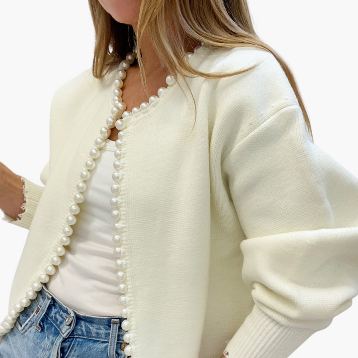 Elegant Pearl Women's Cardigan | Altivaro
