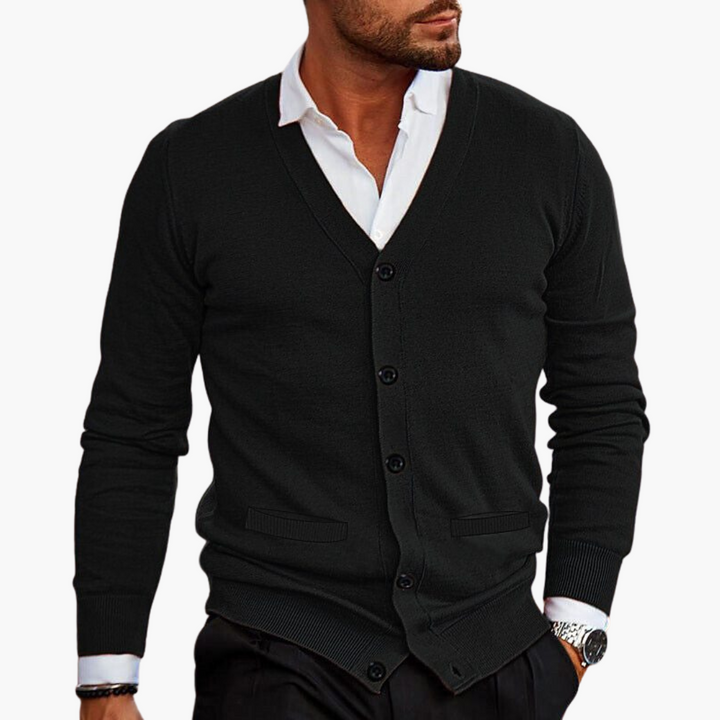Uomo Cardigan con Bottoni | Altivaro