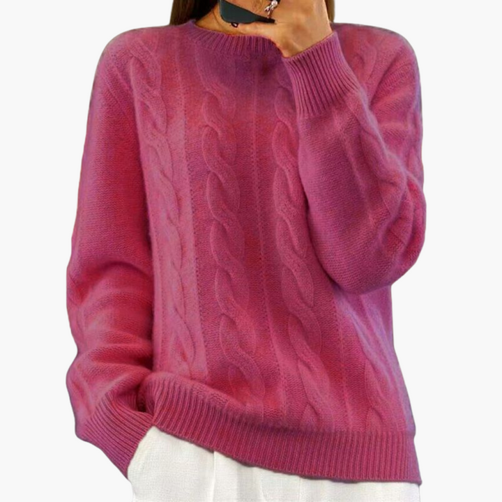 Maglione Donna Lana Treccia Invernale | Altivaro