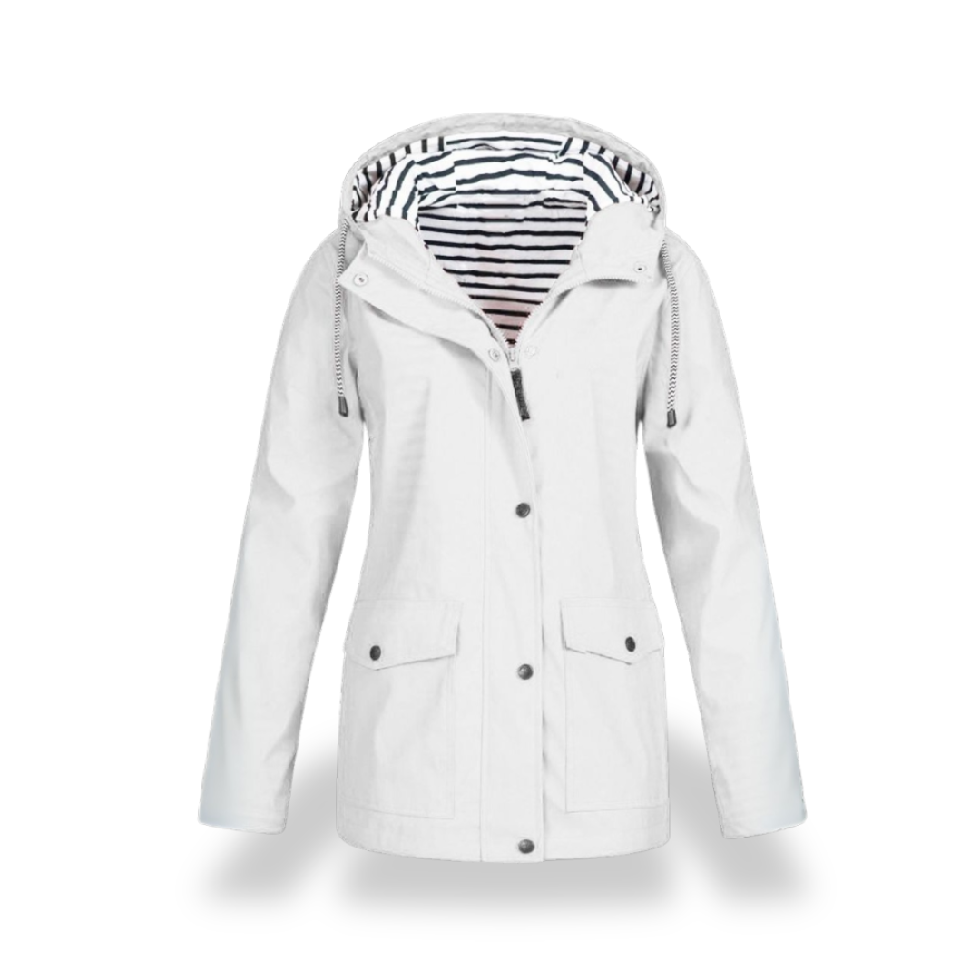 Giacca Impermeabile Donna con Cappuccio Antipioggia | Altivaro
