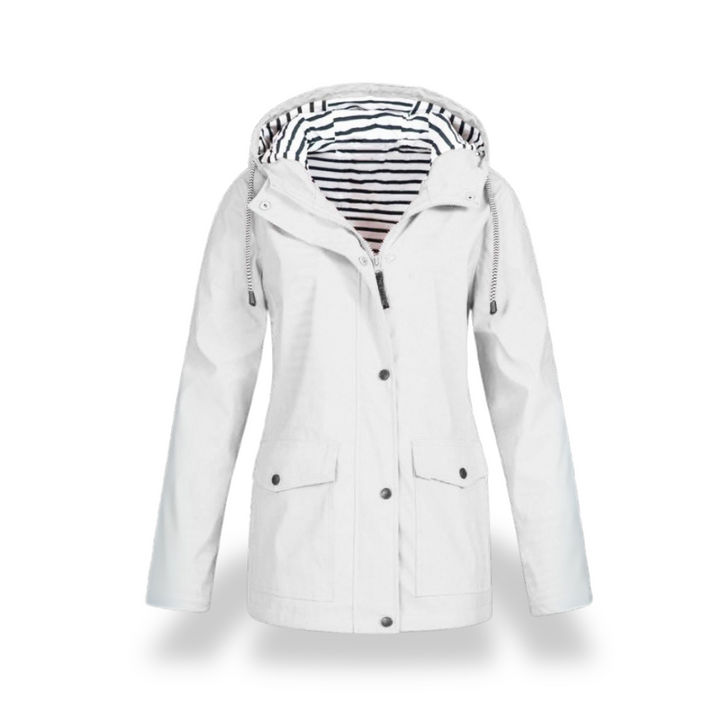 Giacca Impermeabile Donna con Cappuccio Antipioggia | Altivaro