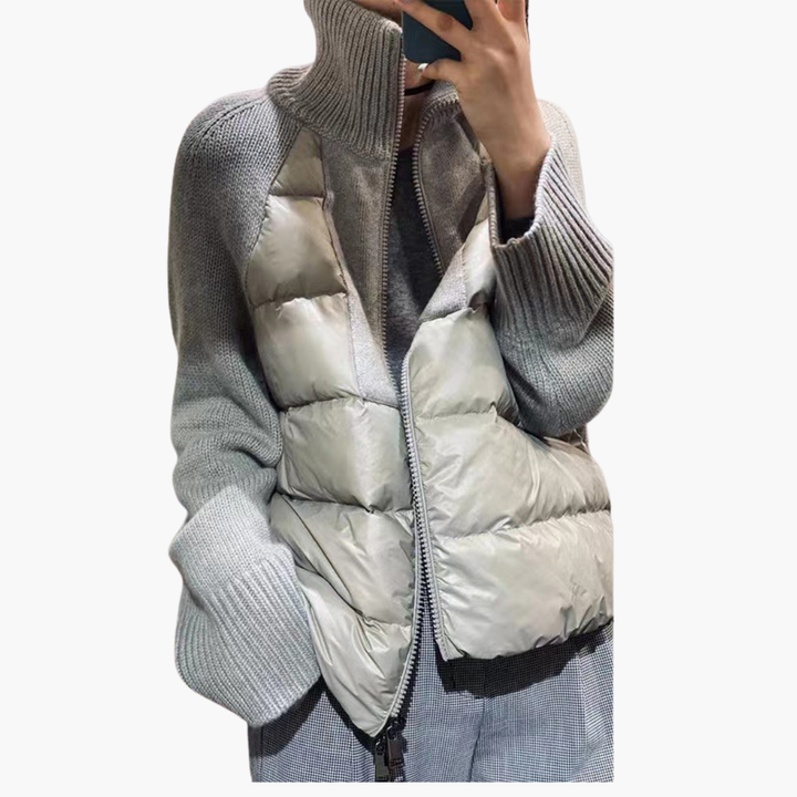 Parka Donna con Collo Alto e Zip | Altivaro