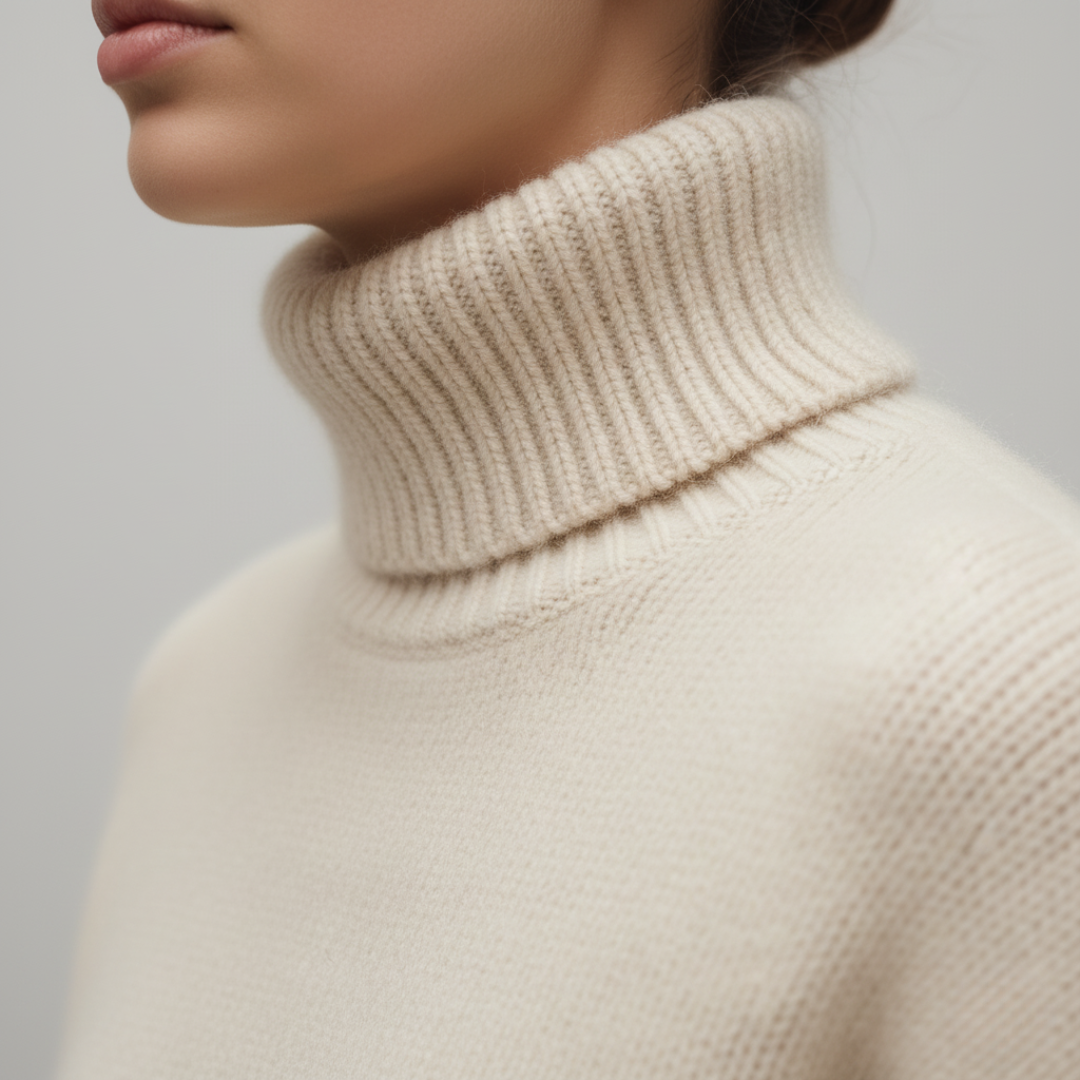 Maglione donna collo alto in lana | Altivaro