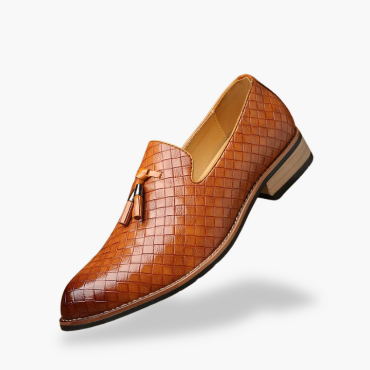 Scarpe da uomo ortopediche in pelle con nappine | Altivaro