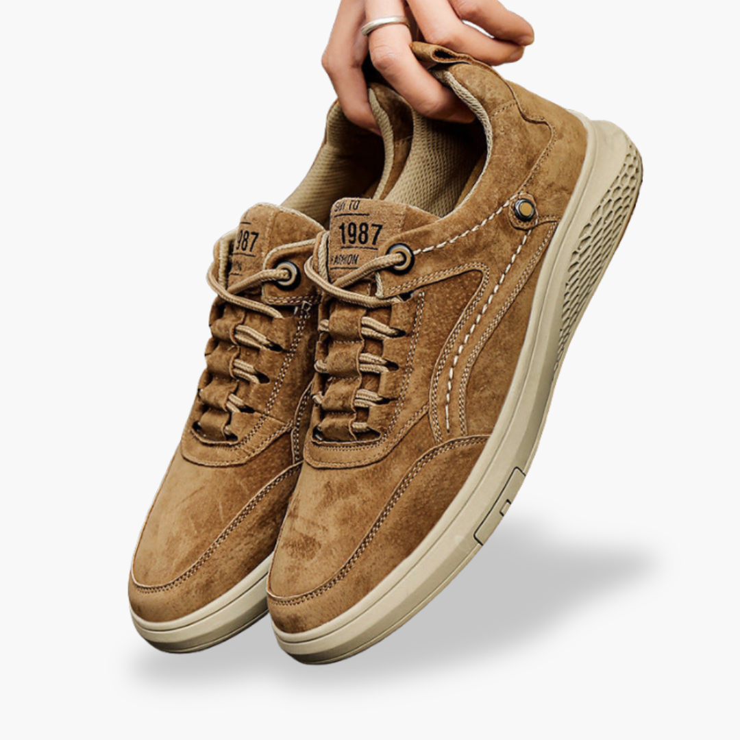 Sneakers Uomo Ortopediche in Camoscio Traspiranti Antiscivolo | Altivaro