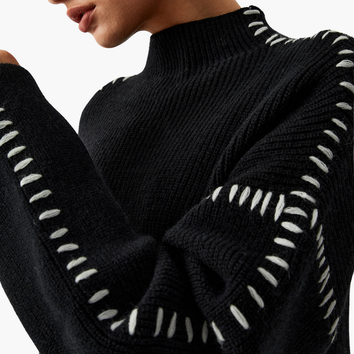 Maglione Donna Lana Collo Alto | Altivaro
