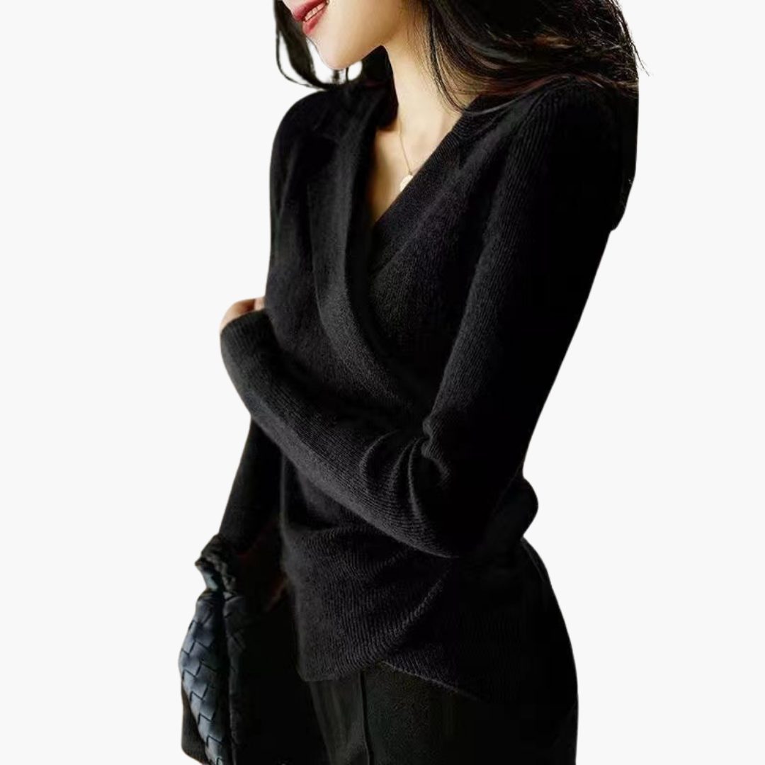 Maglione Incrociato Donna Maglia Italiana | Altivaro-Altivaro