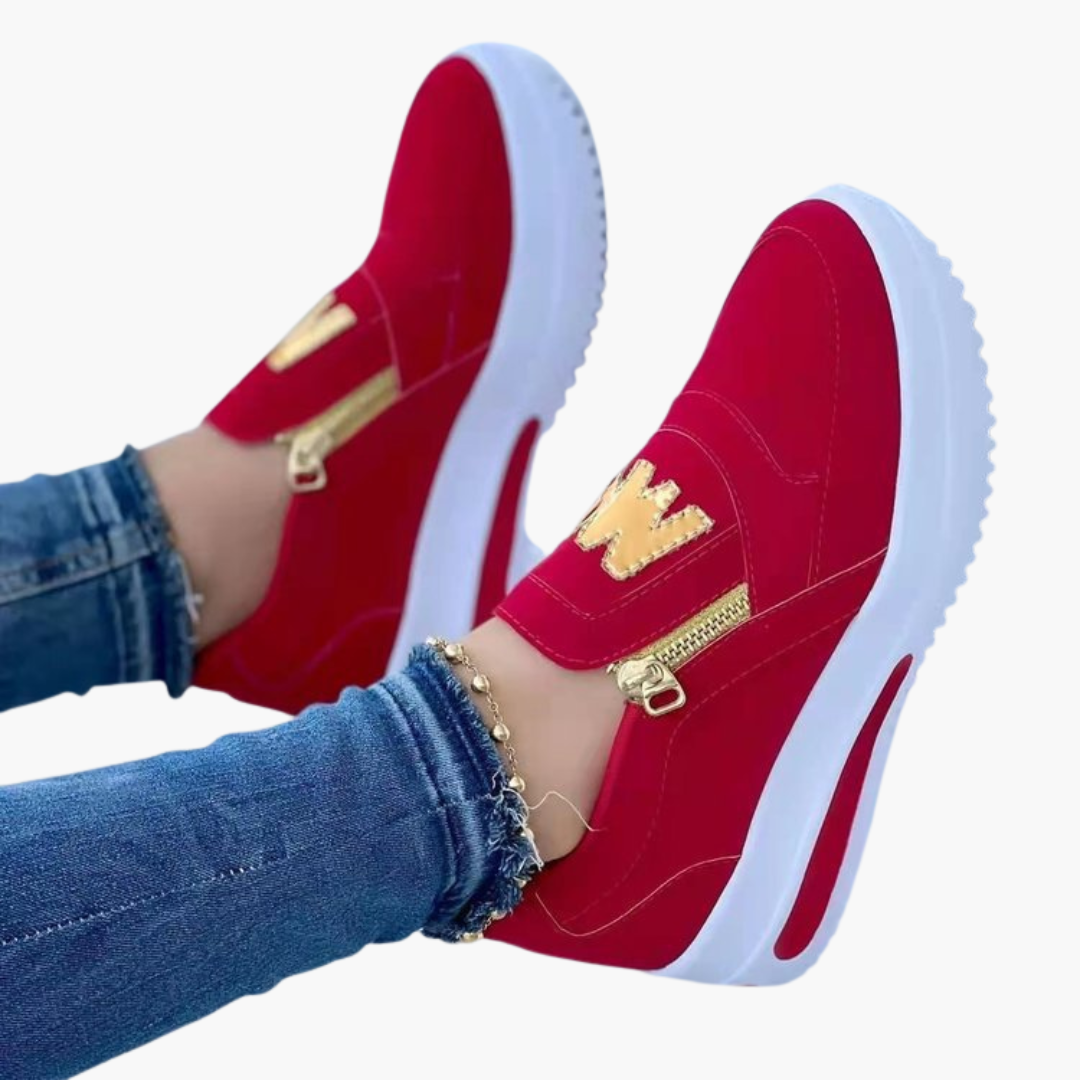 Women's Orthopedic Shoes Sneakers with Zip and Thick Sole | Altivaro