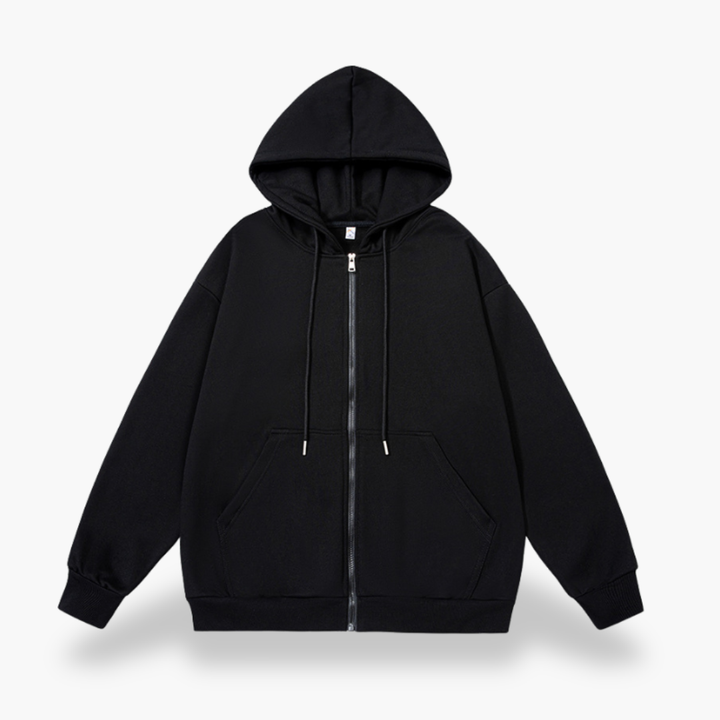 Felpa Uomo Cappuccio Zip Casual Streetwear | Altivaro
