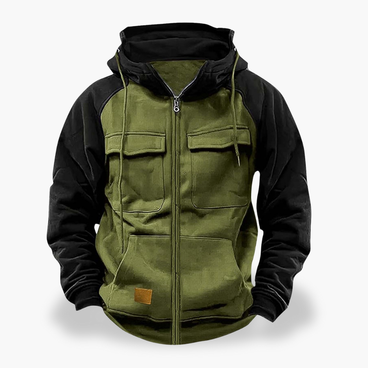 Men's Hoodie with Pockets and Zip | Altivaro