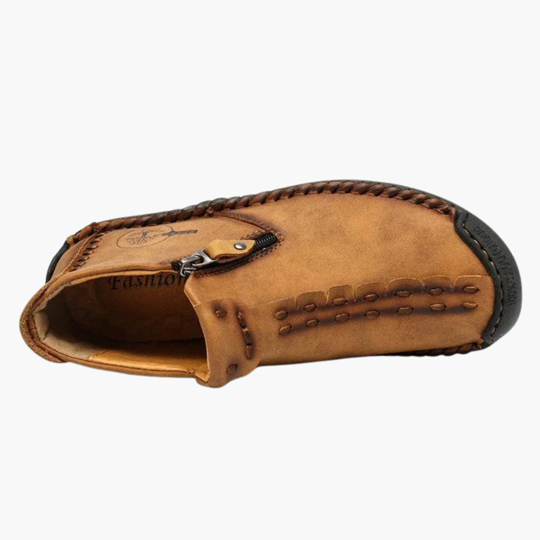 Scarpe Uomo Ortopediche Pelle Casual Zip | Altivaro