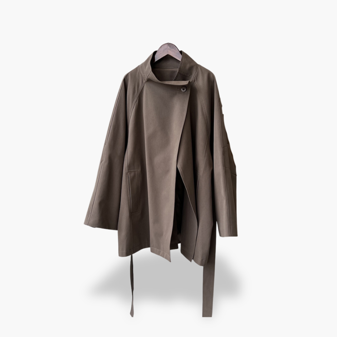 Lightweight Women's Coat with Belt | Altivaro