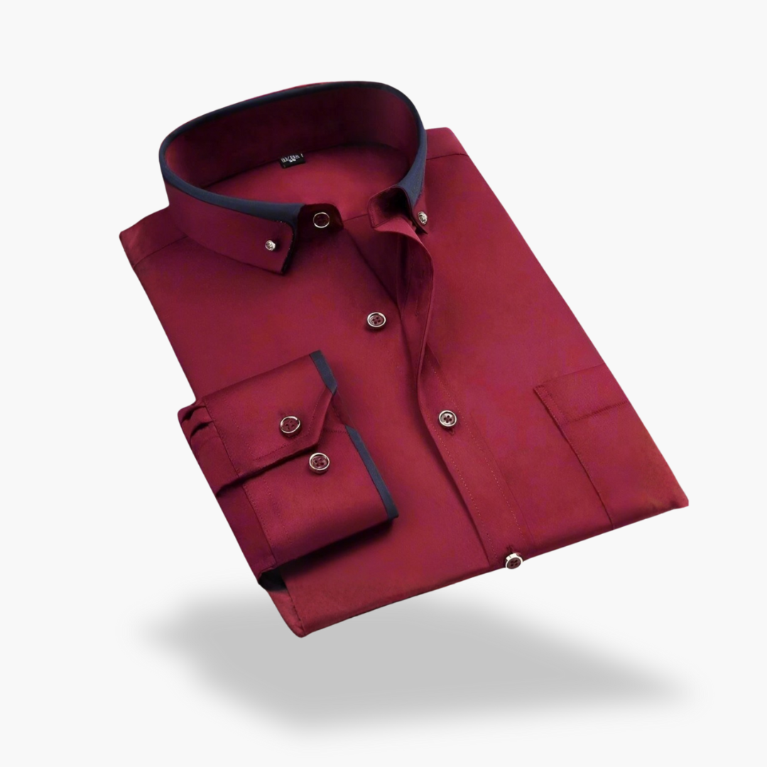 Camicia Uomo a Maniche Lunghe in Poliestere | Altivaro