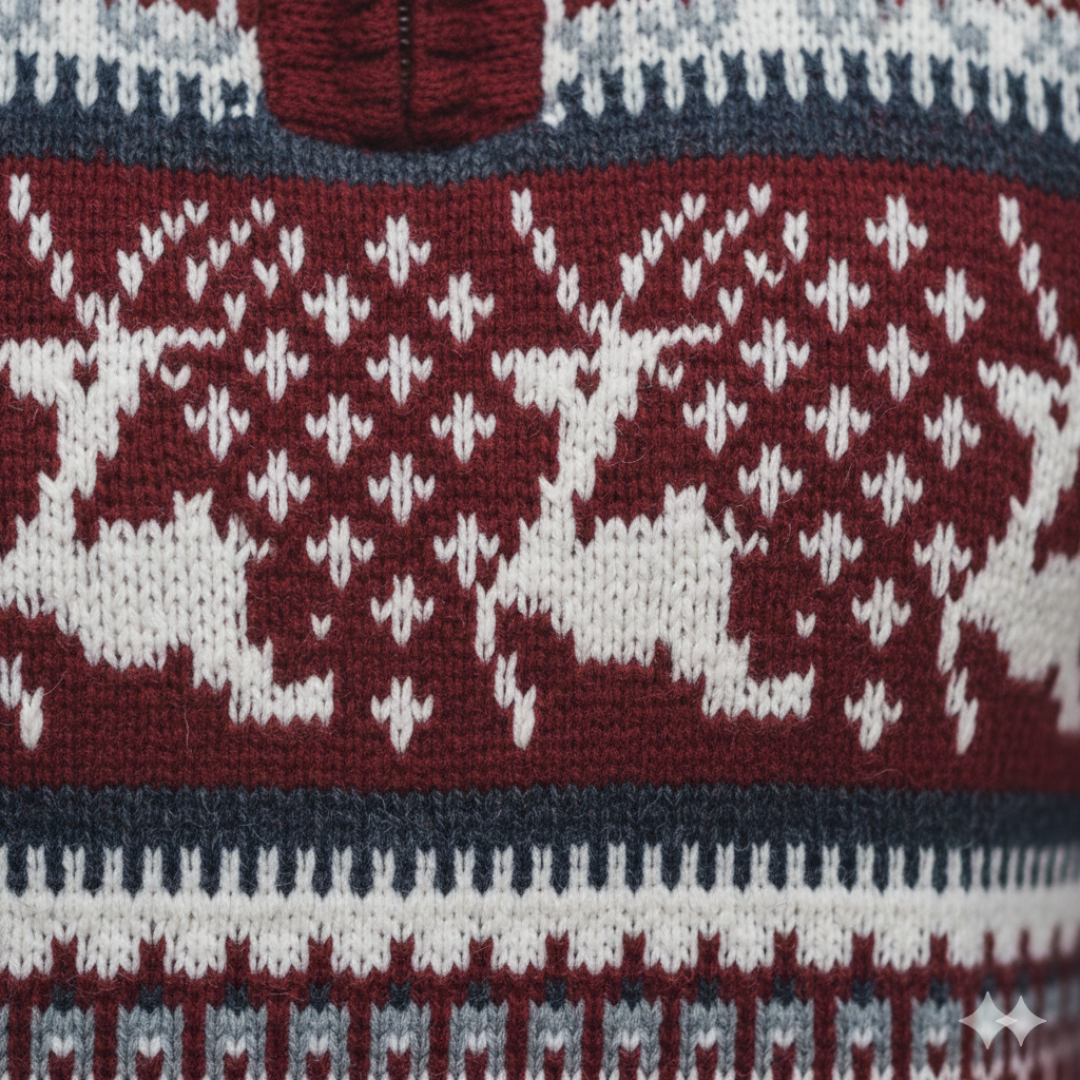 Maglione Uomo in poliestere con Collo Alto e Zip | Altivaro