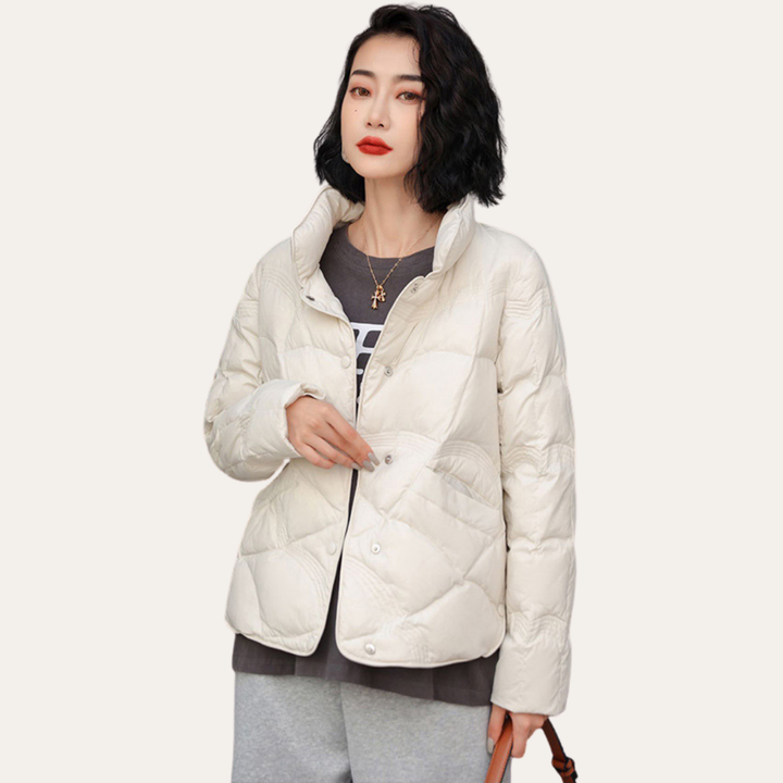 Women's Quilted Lightweight Down Jacket Padded Winter Coat | Altivaro