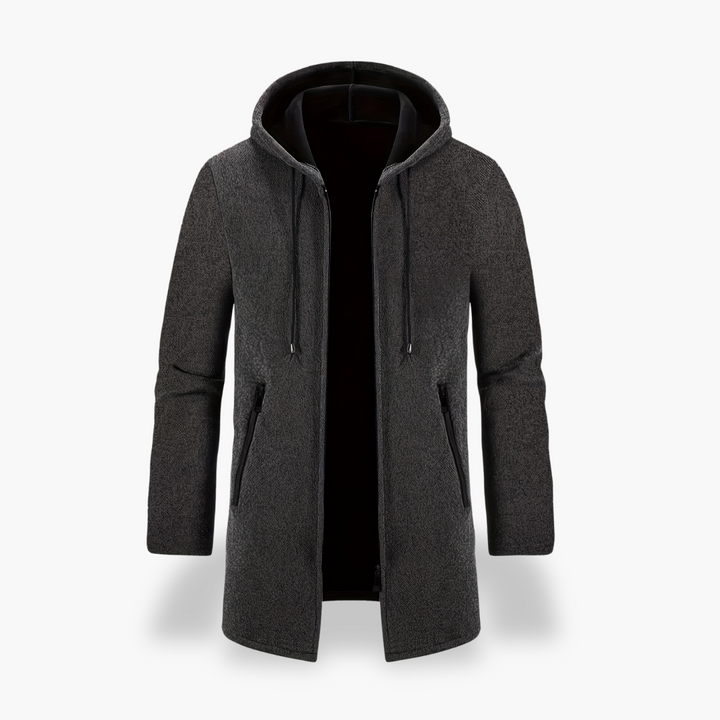 Cappotto Uomo con Cappuccio e Zip | Altivaro