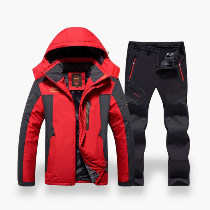Completo Uomo Outdoor Invernale con Giacca e Pantaloni Impermeabili | Altivaro