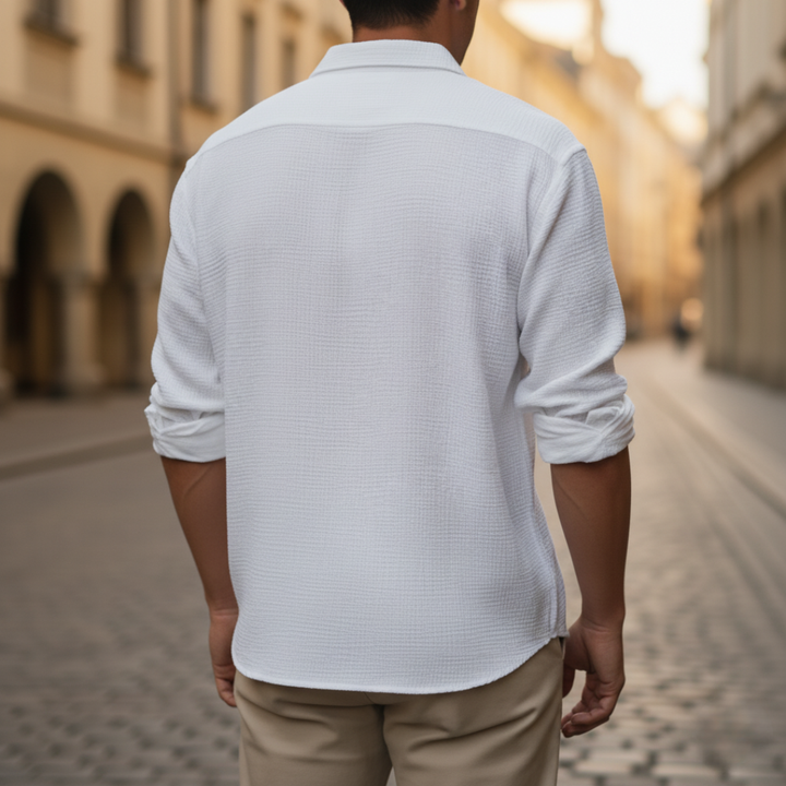 Camicia Uomo Lino Maniche Lunghe | Altivaro