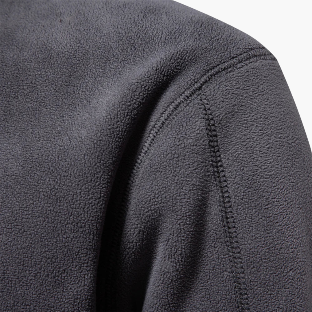 Men's Zip-Up Fleece Sweatshirt | Altivaro