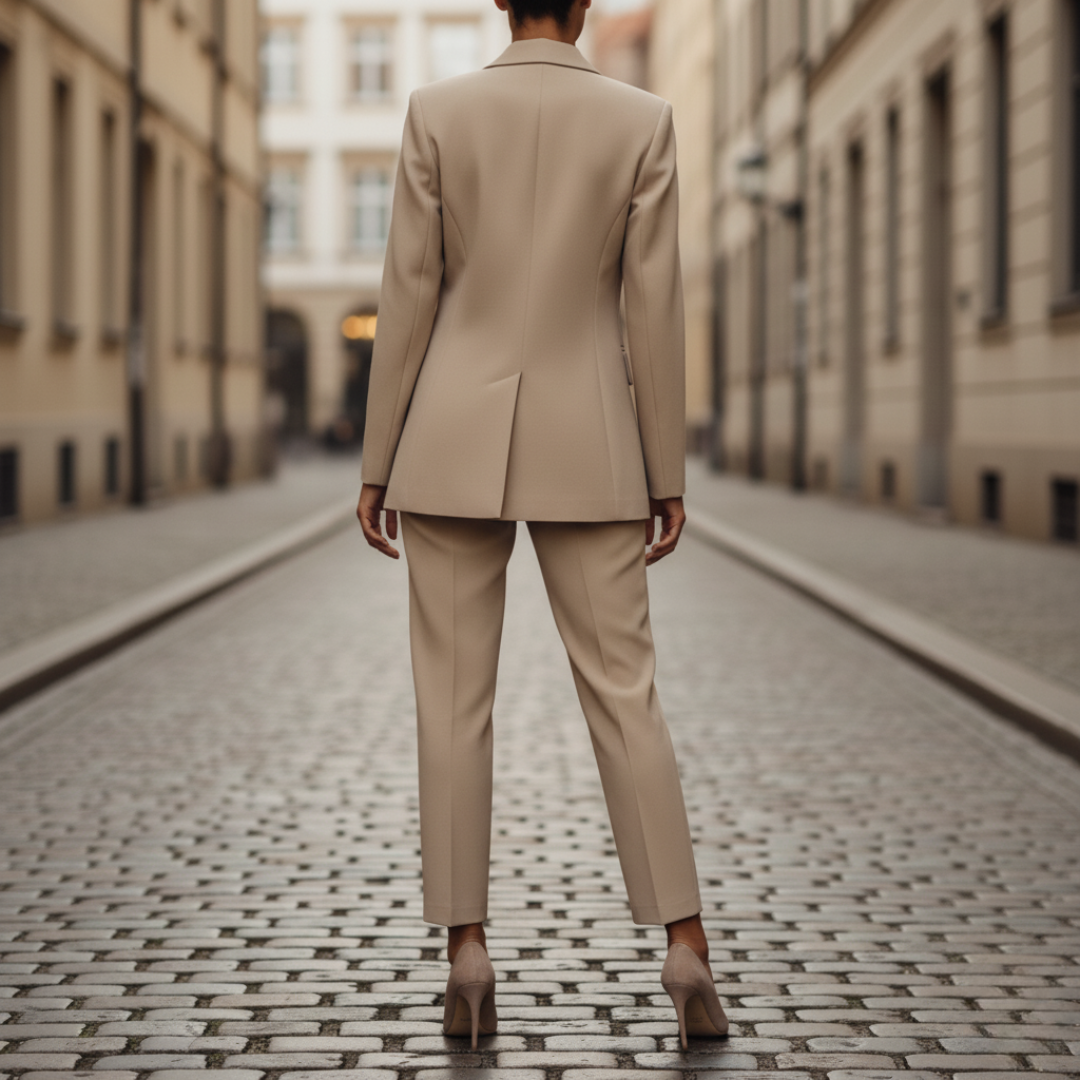 Elegante Damen Business-Hose Komplett aus Polyester | Altivaro