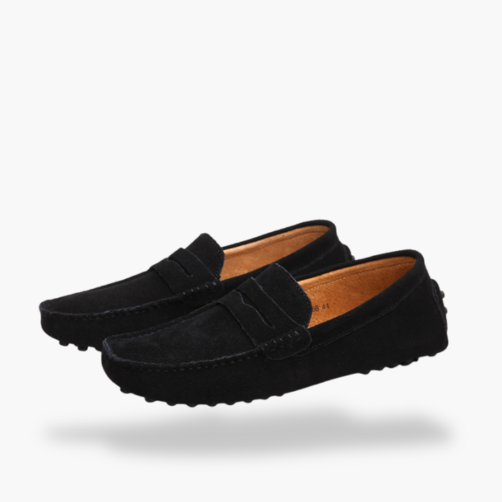 Orthopedic Suede Loafers for Men with Rubber Sole | Altivaro