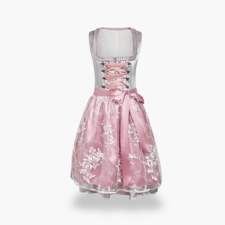 Abito Dirndl Donna con Corsetto e Gonna a Pieghe | Altivaro