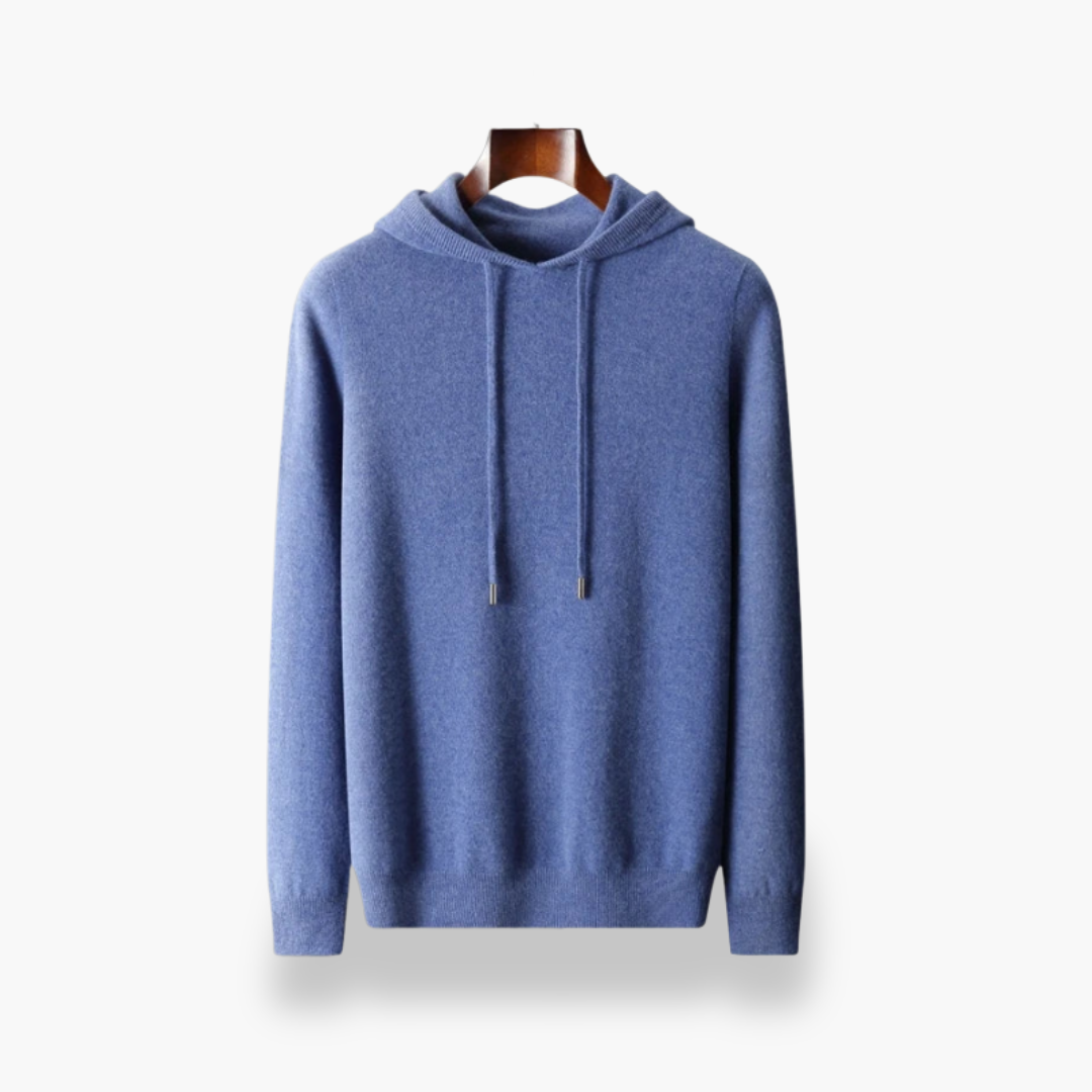 Felpa con Cappuccio in Cashmere da Uomo | Altivaro
