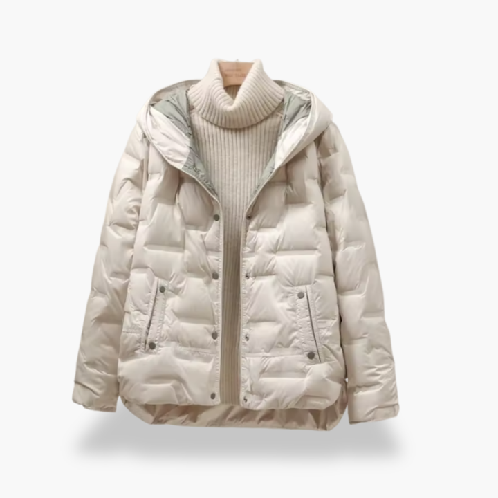 Women's Winter Down Jacket with Hood | Altivaro