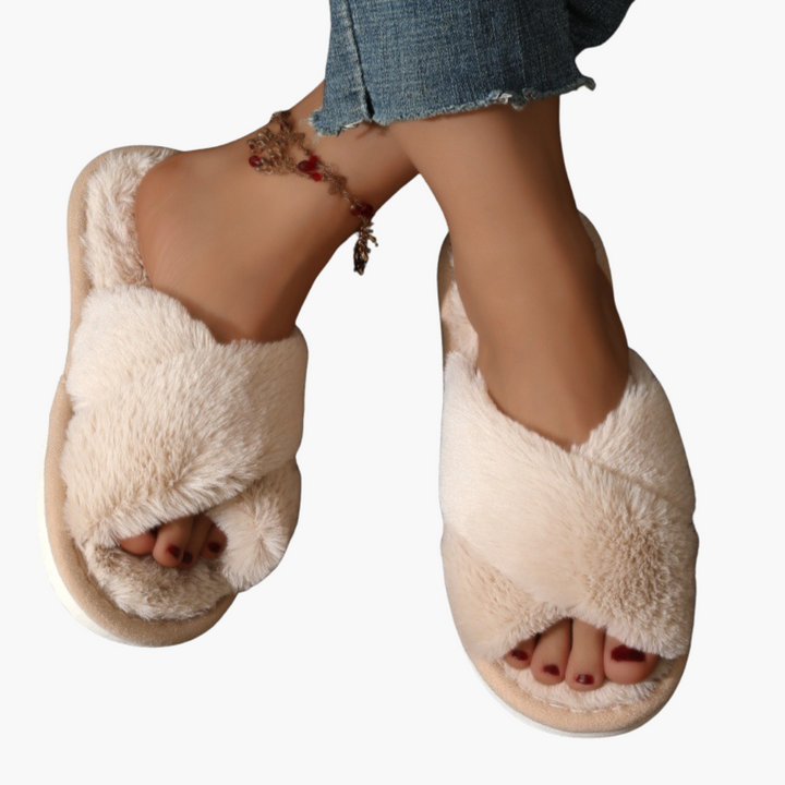 Women's Plush Orthopedic Non-slip Slippers | Altivaro